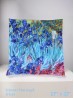 Vincent Van Gogh: Irises Design Cushion Cover and Filler (double sided)